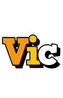 Vic cartoon logo