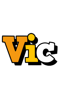 Vic cartoon logo