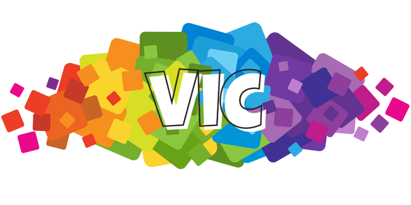 Vic pixels logo