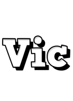 Vic snowing logo