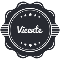 Vicente badge logo