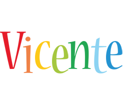 Vicente birthday logo
