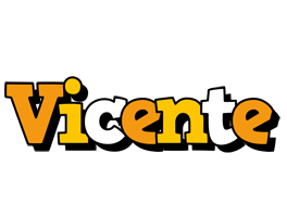 Vicente cartoon logo