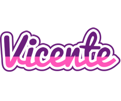 Vicente cheerful logo