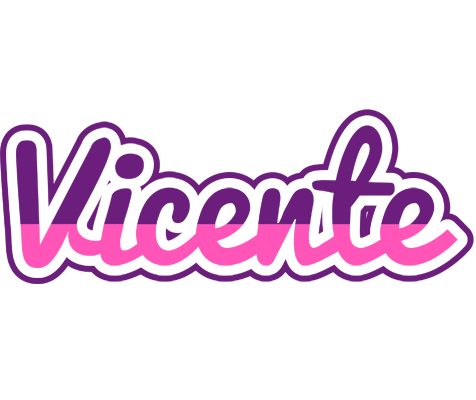 Vicente cheerful logo