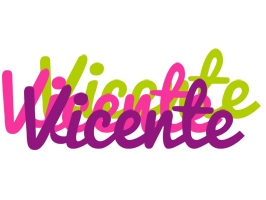 Vicente flowers logo