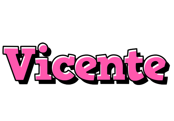Vicente girlish logo
