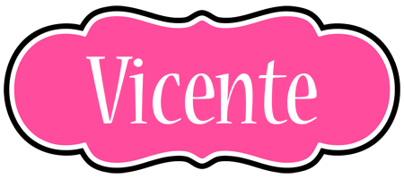 Vicente invitation logo