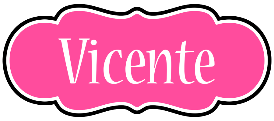 Vicente invitation logo