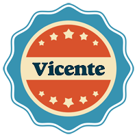 Vicente labels logo