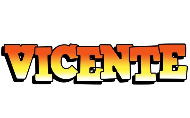 Vicente sunset logo
