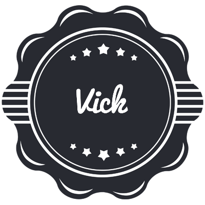 Vick badge logo