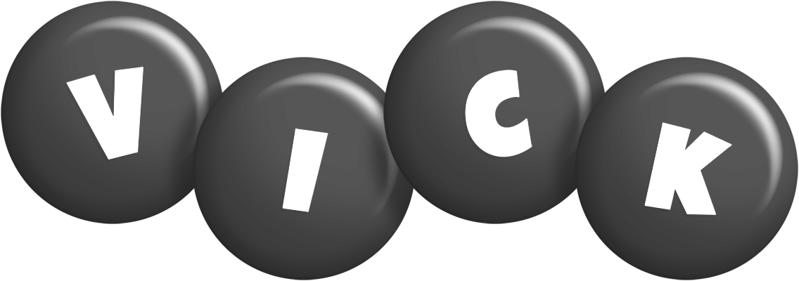 Vick candy-black logo