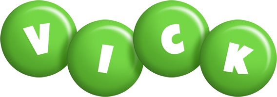 Vick candy-green logo