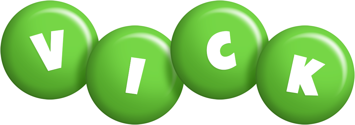 Vick candy-green logo