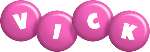 Vick candy-pink logo