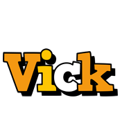 Vick cartoon logo