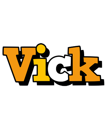 Vick cartoon logo