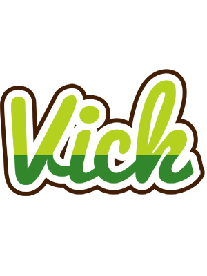 Vick golfing logo