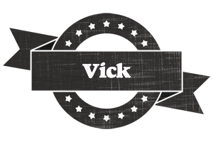 Vick grunge logo