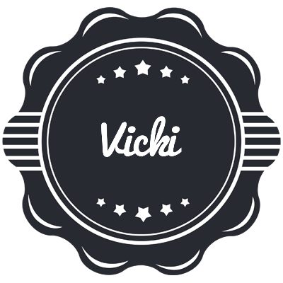 Vicki badge logo