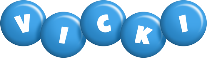 Vicki candy-blue logo