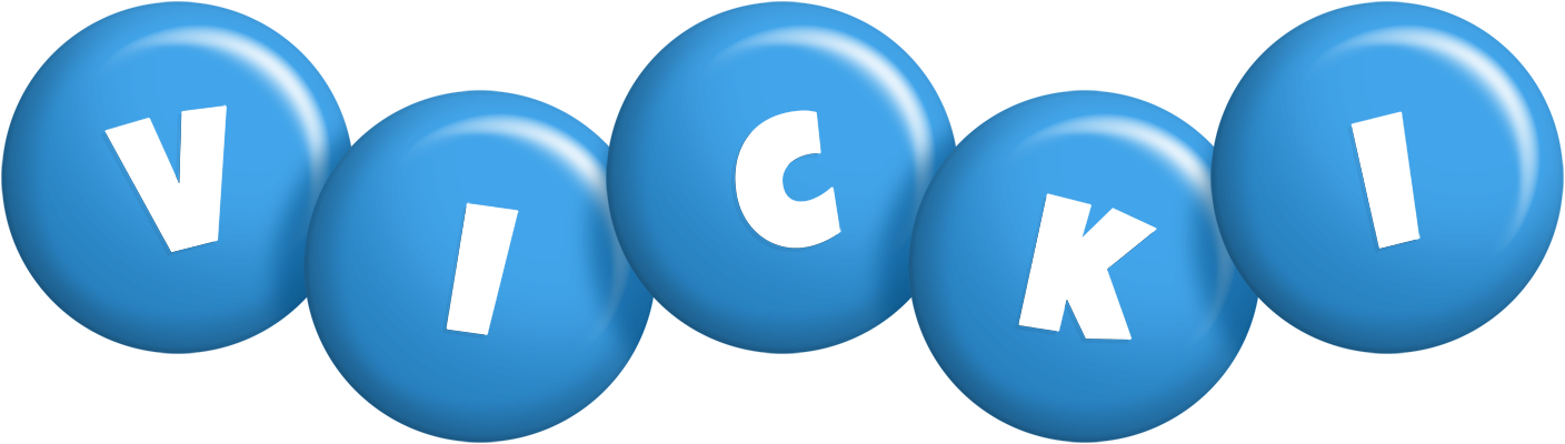 Vicki candy-blue logo