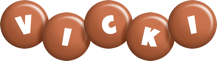 Vicki candy-brown logo