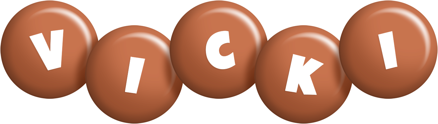 Vicki candy-brown logo