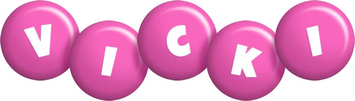 Vicki candy-pink logo