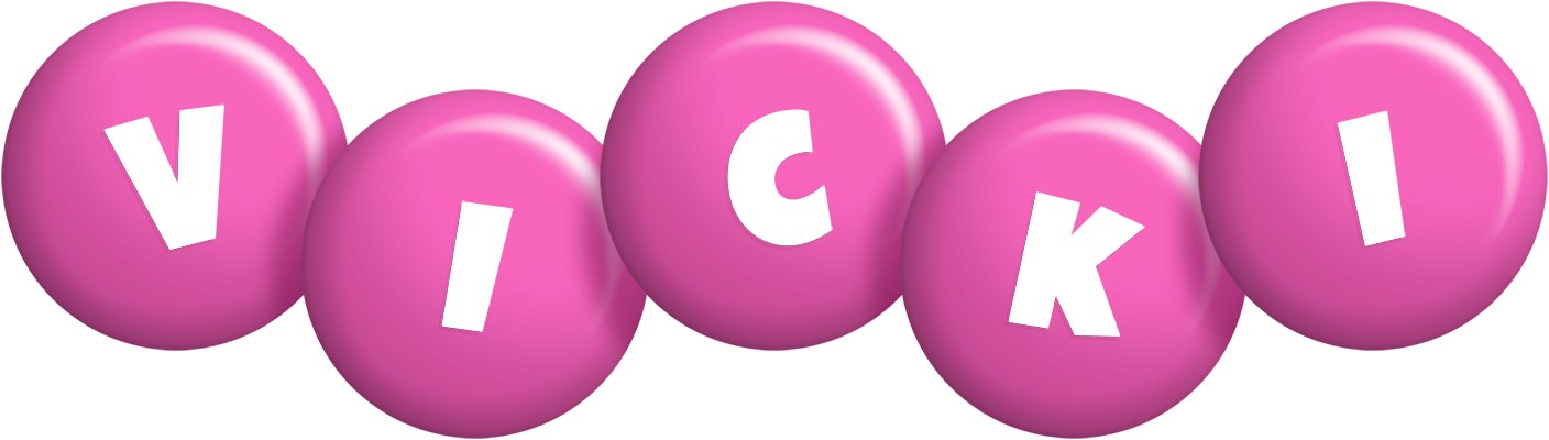 Vicki candy-pink logo