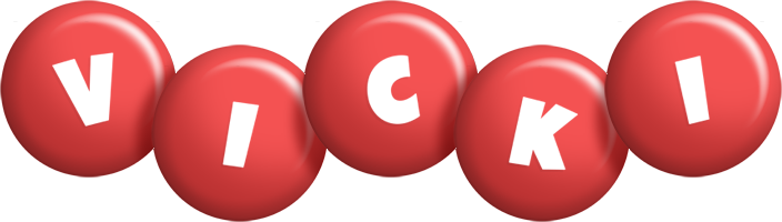 Vicki candy-red logo