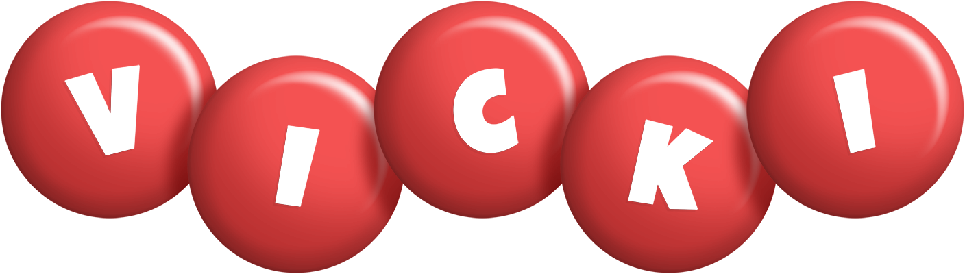 Vicki candy-red logo