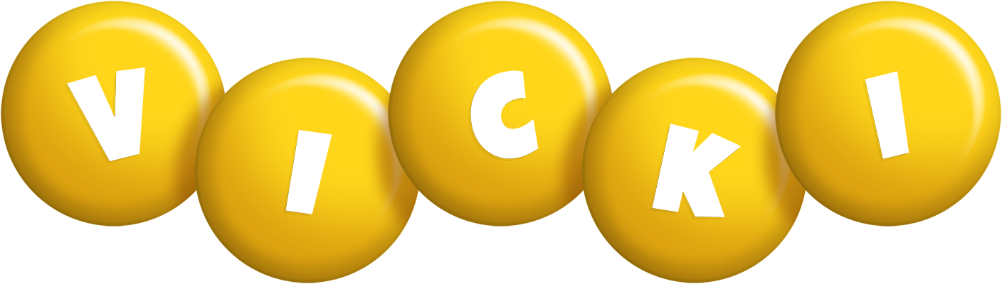 Vicki candy-yellow logo