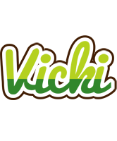 Vicki golfing logo