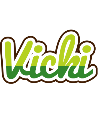 Vicki golfing logo