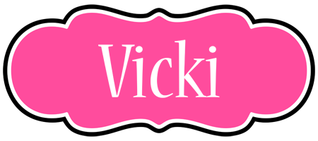 Vicki invitation logo