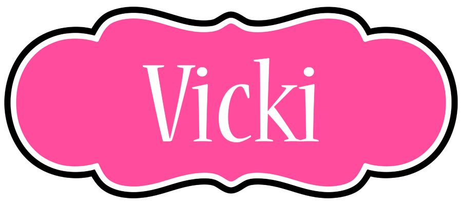 Vicki invitation logo
