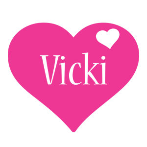Vicki love-heart logo