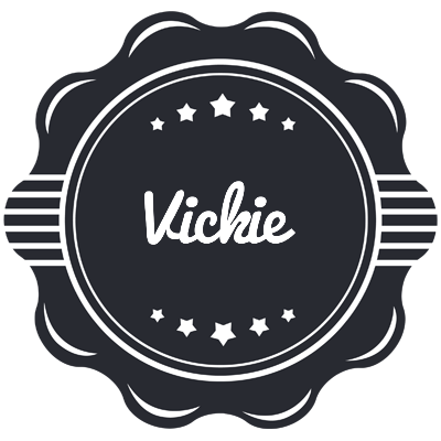 Vickie badge logo