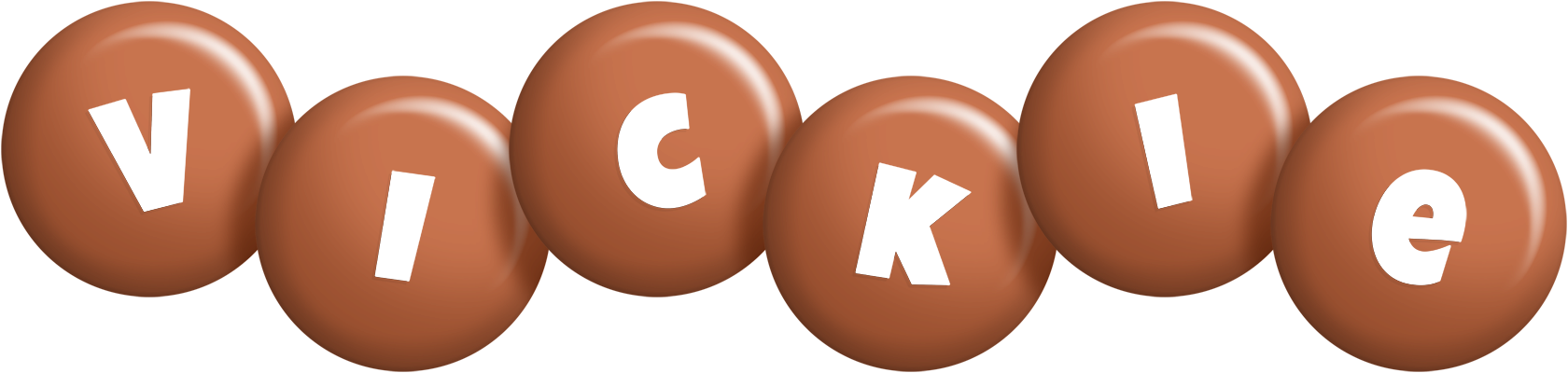 Vickie candy-brown logo