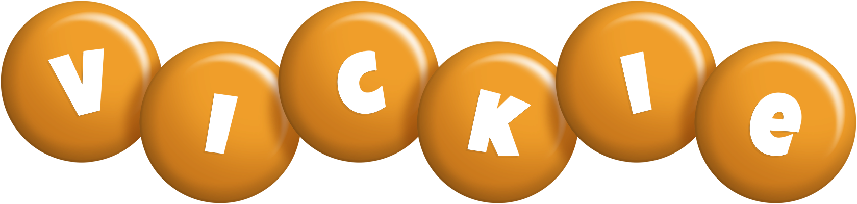 Vickie candy-orange logo