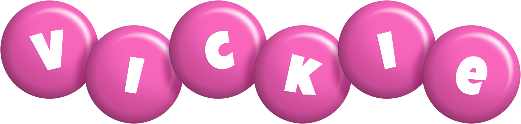 Vickie candy-pink logo