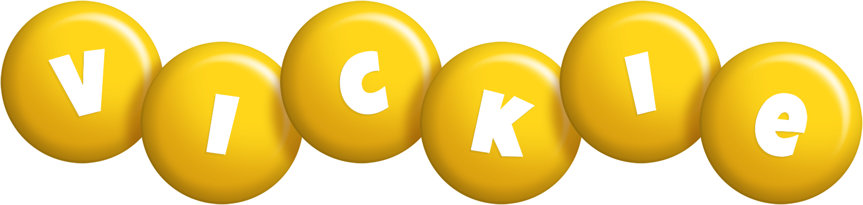 Vickie candy-yellow logo