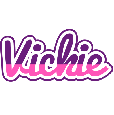 Vickie cheerful logo