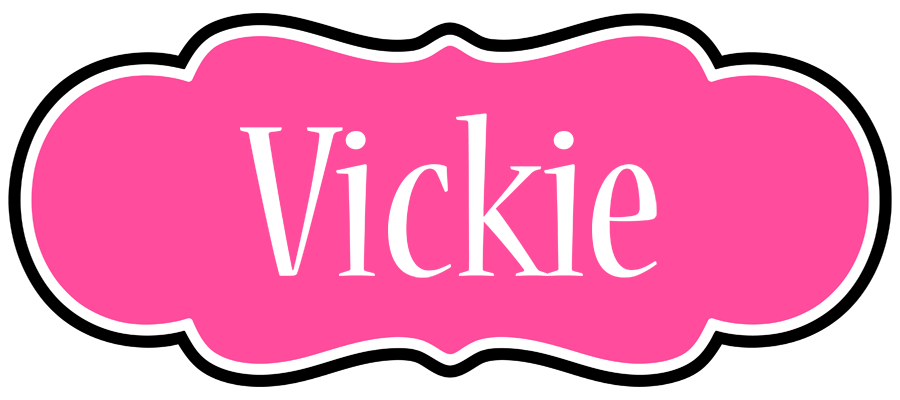 Vickie invitation logo