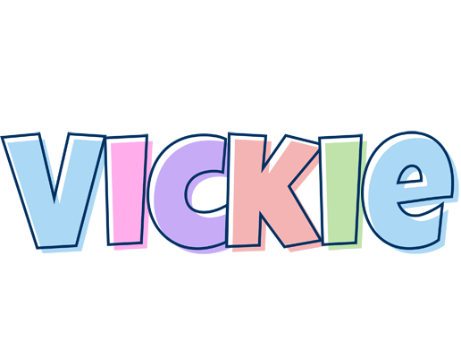 Vickie pastel logo