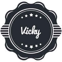 Vicky badge logo