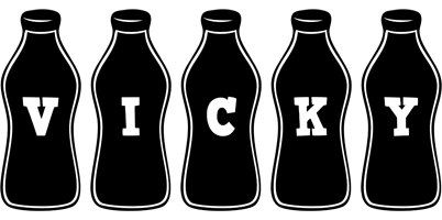 Vicky bottle logo