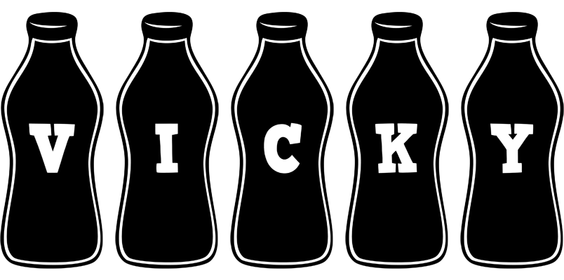 Vicky bottle logo